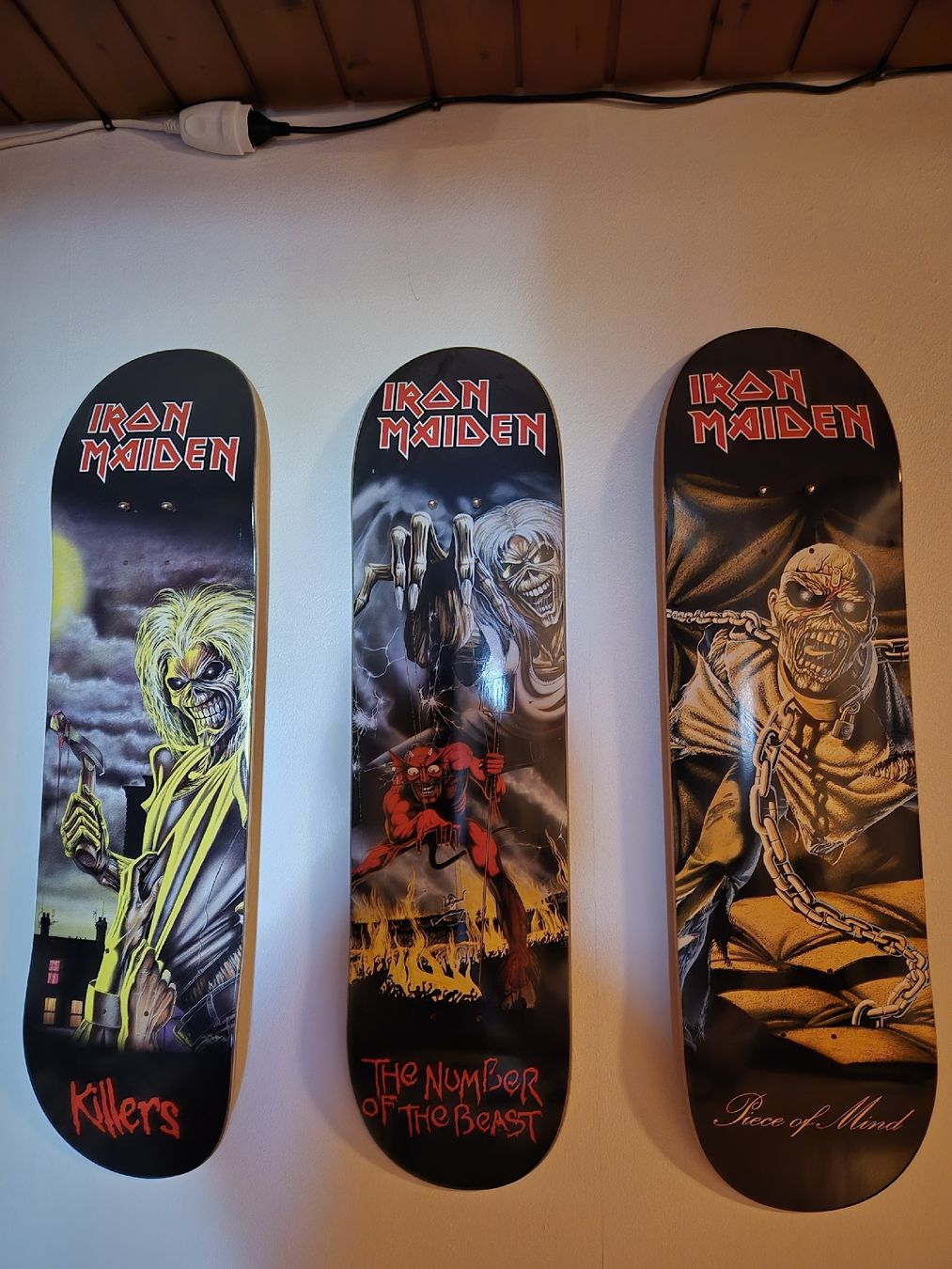 Skateboards: 3 Iron Maiden Skateboards – Nuovo (secondo la descrizione) da Thun venduto da Kissthis