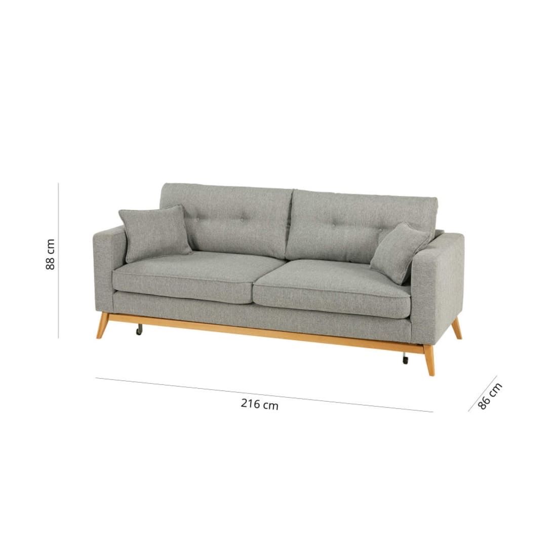 Maisons du monde Divani: Bettsofa grau in gutem Zustand – Usato da Bern venduto da kro_s6xy 2