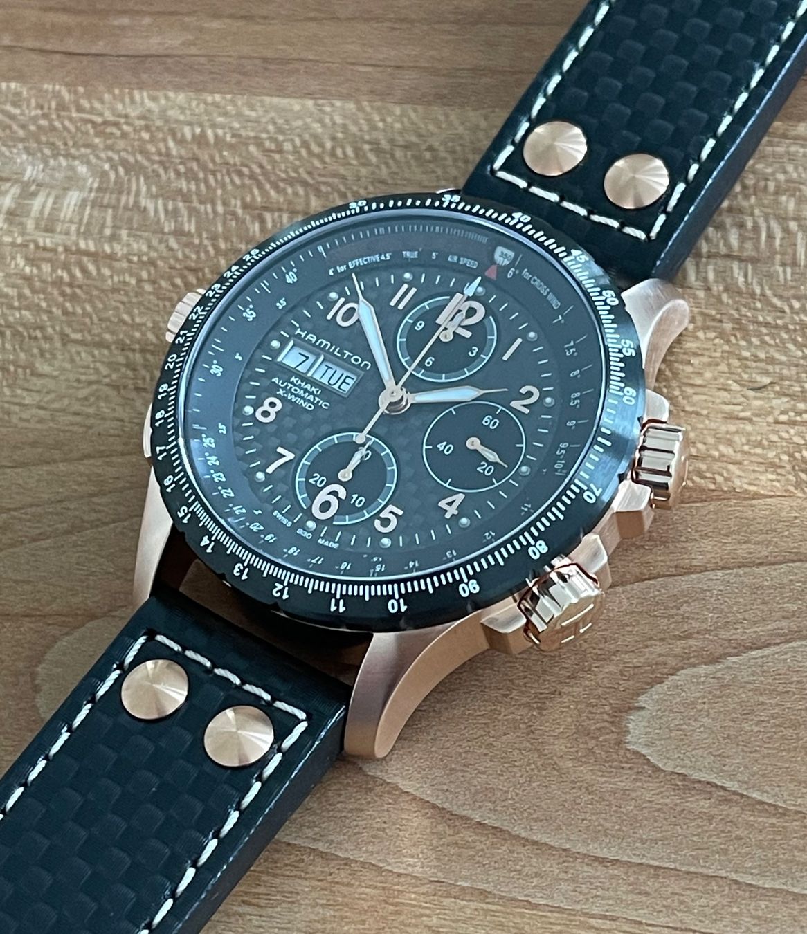 Hamilton Uhren: Hamilton Khaki Aviation X-Wind Automatic  H776961 revidiert – Gebraucht aus Embrach von Canderau 6