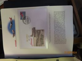 Swissair & CHLuftfahrtsgeschichte, 20 Seiten teils Medaillen