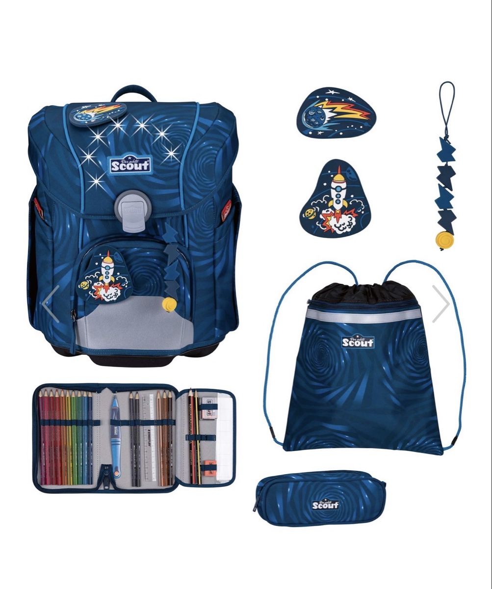 Borse & Zaini: Schulranzen SCOUT Micro LED Rocket Rider – Nuovo e nell'imballaggio originale da Schaffhausen venduto da Blackadder31 6