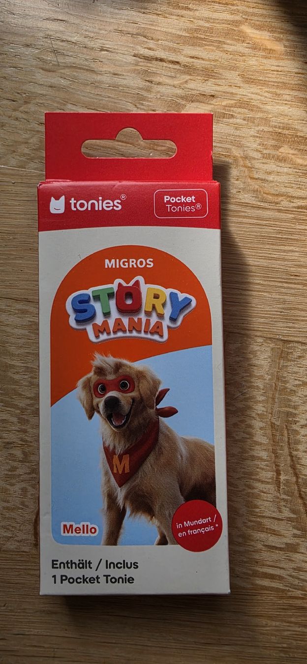 Audiolibri: Migros Tonies Mello – Nuovo e nell'imballaggio originale da Näfels venduto da Buuremeitli96