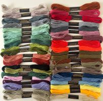 40x Stickgarn neu