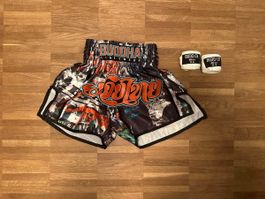 Muay Thai Shorts BUDDHA Top Zustand – Kickboxen / Thaiboxen