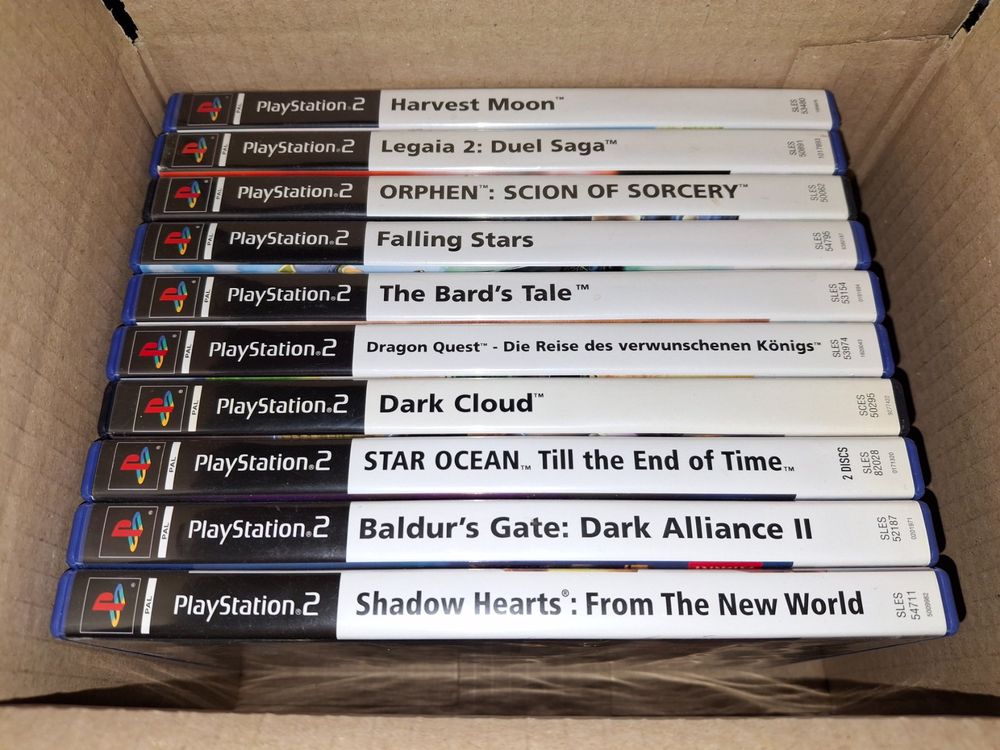 10 Playstation 2 Rollenspiele PS2 RPG Bundle alle komplett (Gebraucht ...