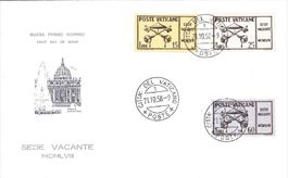 Vatikan FDC 1958