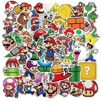 Lot de 50 autocollants Mario Bros