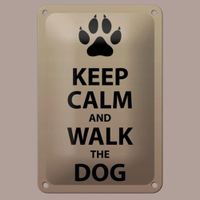 🔥 KEEP CALM Hunde Blechschild 🤎 12x18cm OVP 🔥