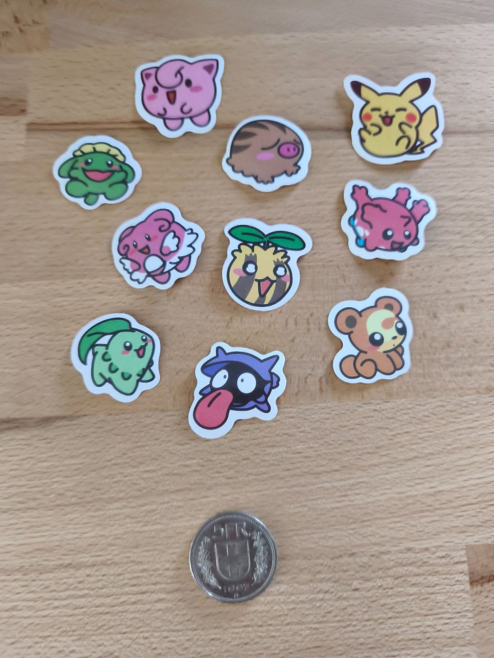 Sticker: 10 süsse Pokemon Sticker – Nuovo (secondo la descrizione) da Näfels venduto da ChocolateMuffin