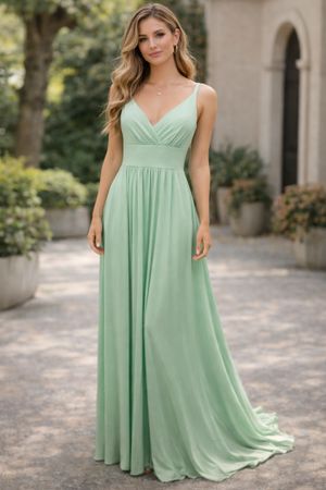 Mintfarbenes Sommerkleid, auch ideal für Hochzeiten