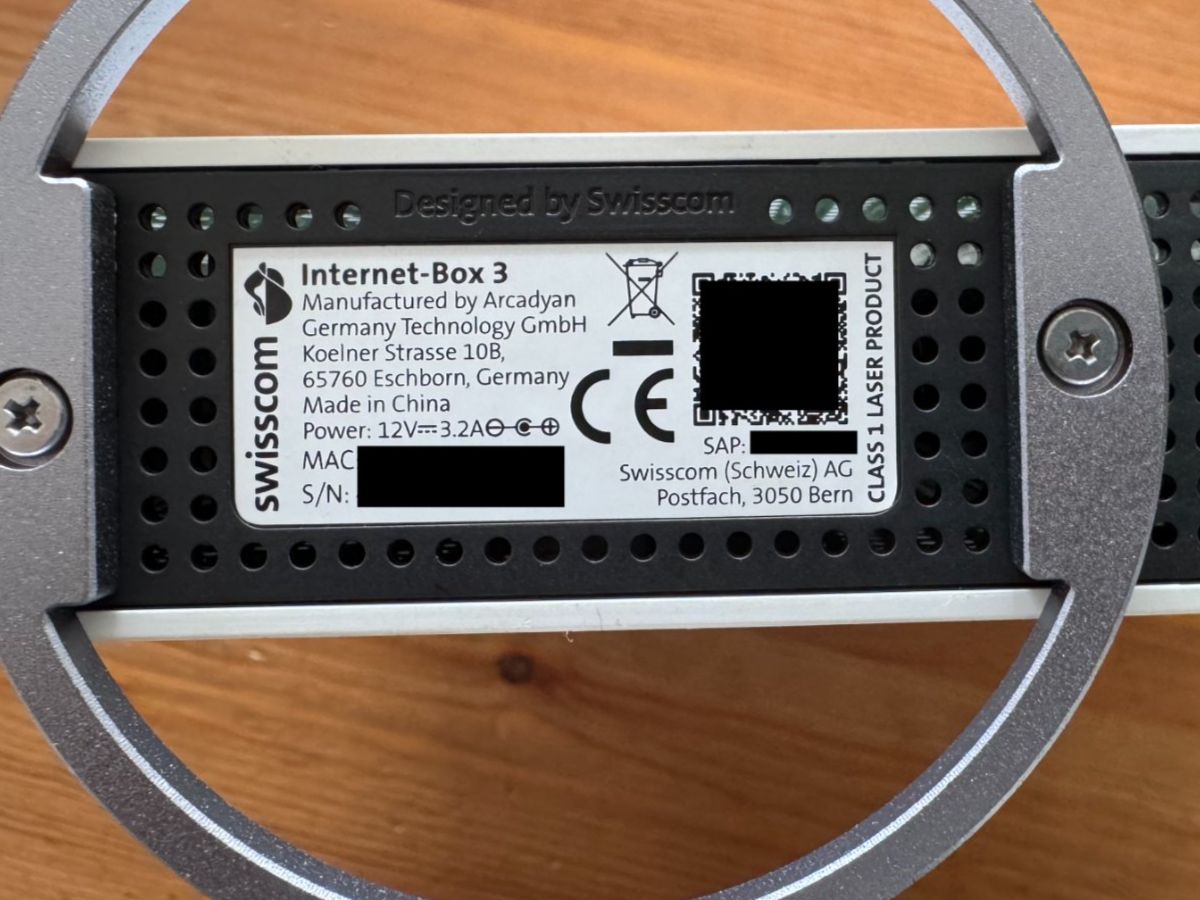 Swisscom Modems & Router: Swisscom Internet-Box 3 – Gebraucht aus Villmergen von eschaton5 4