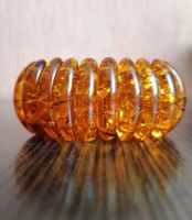 Rarität Armband BERNSTEIN 8x3,5x1cm Gummiband
