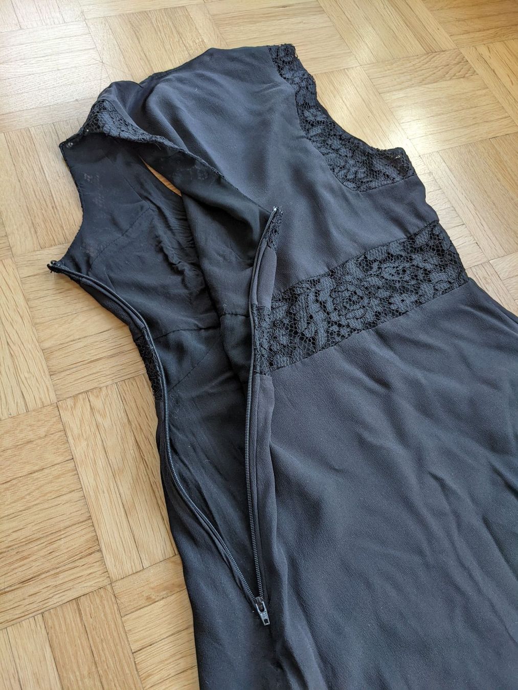 Nafnaf Vestiti: NAF NAF schwarzes Spitzenkleid XS – Usato da Lengnau AG venduto da Nathi88 7