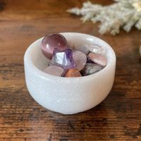 ✲ 1 Stk. Weisse Jade Schale ✲ 70g / Ø 48mm Tremolit Becher