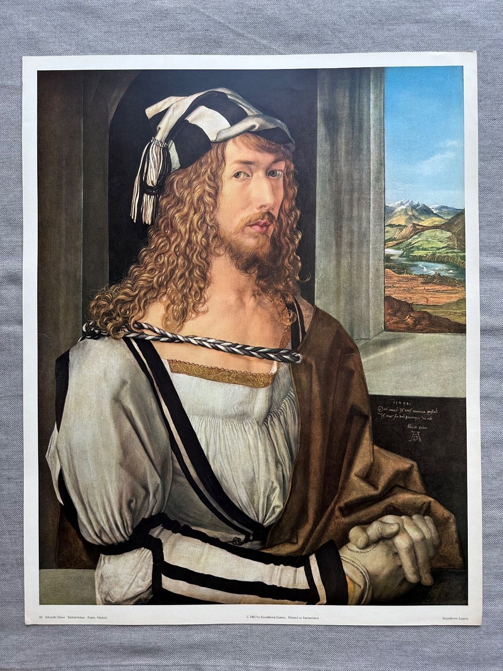 Foto & Immagini: Albrecht Dürer Selbstbildnis Prado, Madrid Kunstdruck – Usato da Wallisellen venduto da Flieder009