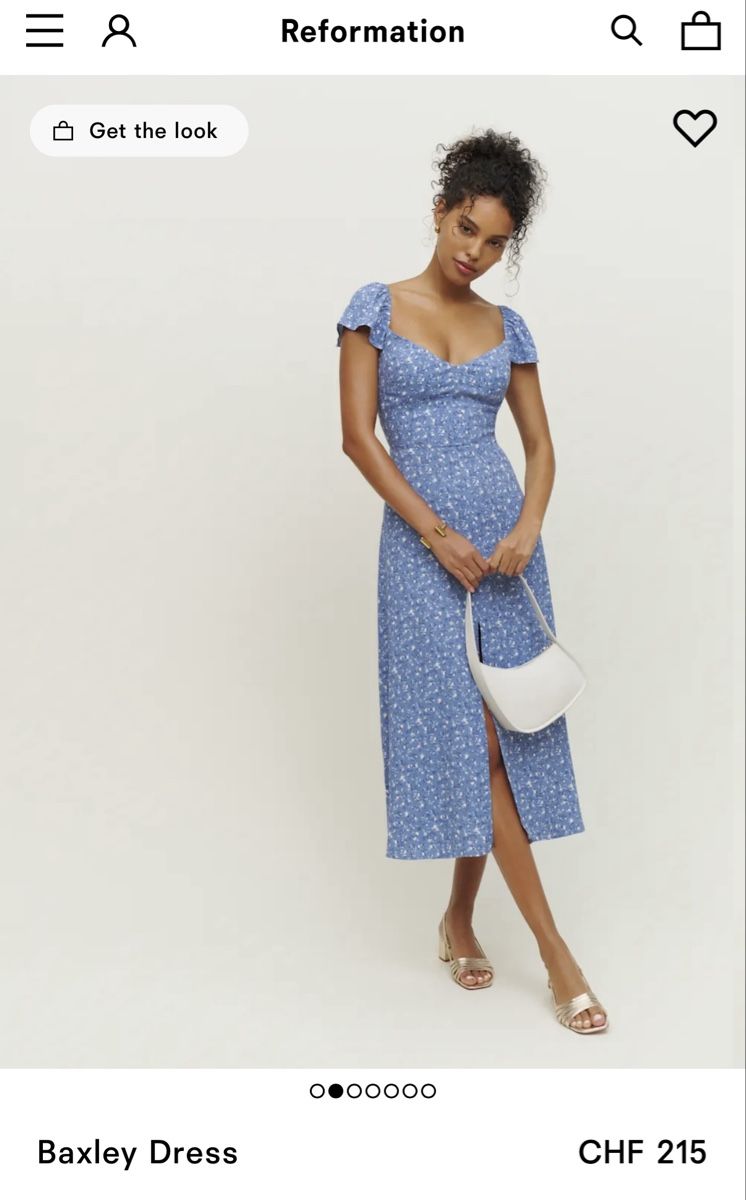 Reformation Vestiti: Reformation Kleid blau Gr. 36 – Usato da Basel venduto da siy_8mvy 3