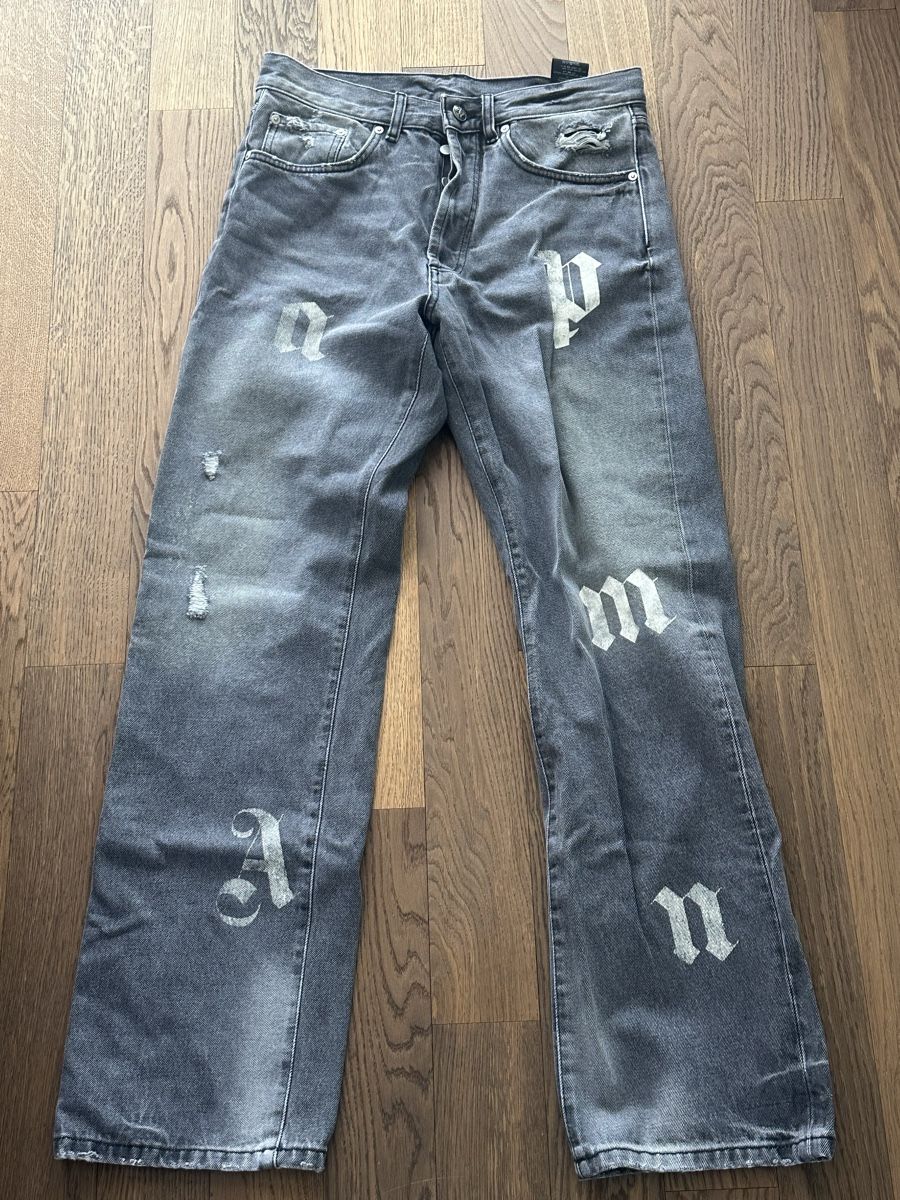 Palm Angels Jeans: Palm Angels Jeans - Grey Denim - size 31 – Nuovo (secondo la descrizione) da Richterswil venduto da Ramar05