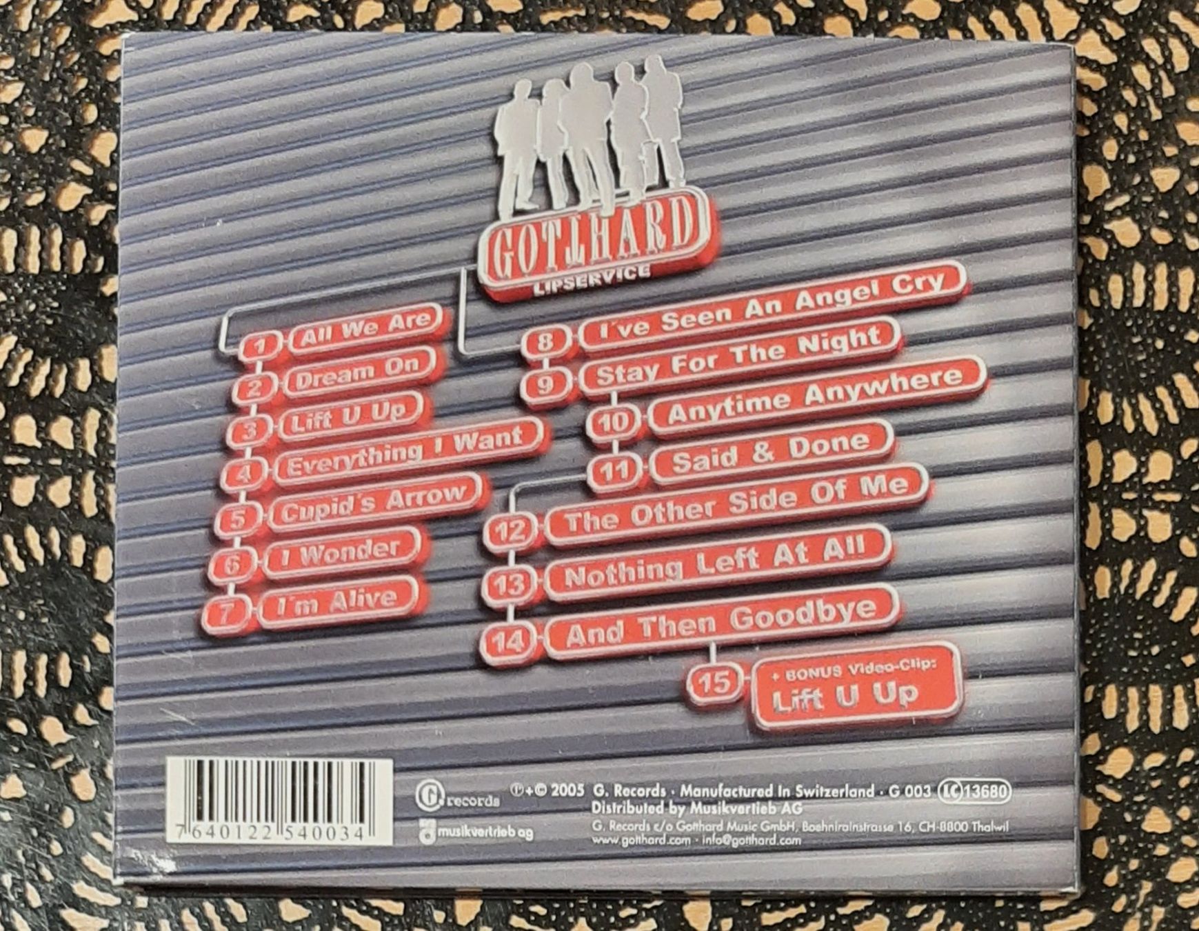 CDs: Gotthard - Lipservice, CH Hard Rock CD Album 2005 – Gebraucht aus Schönenberg TG von breiti12 1