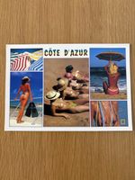 Cartolina erotica Cote d'Azur  
