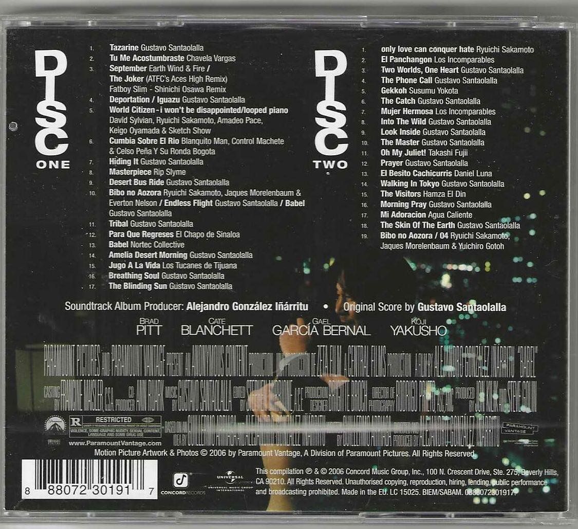 CDs: Gustavo Santaolalla/Various - Babel - 2 X CD – D'occasion à Genève par CDLPBookS 1