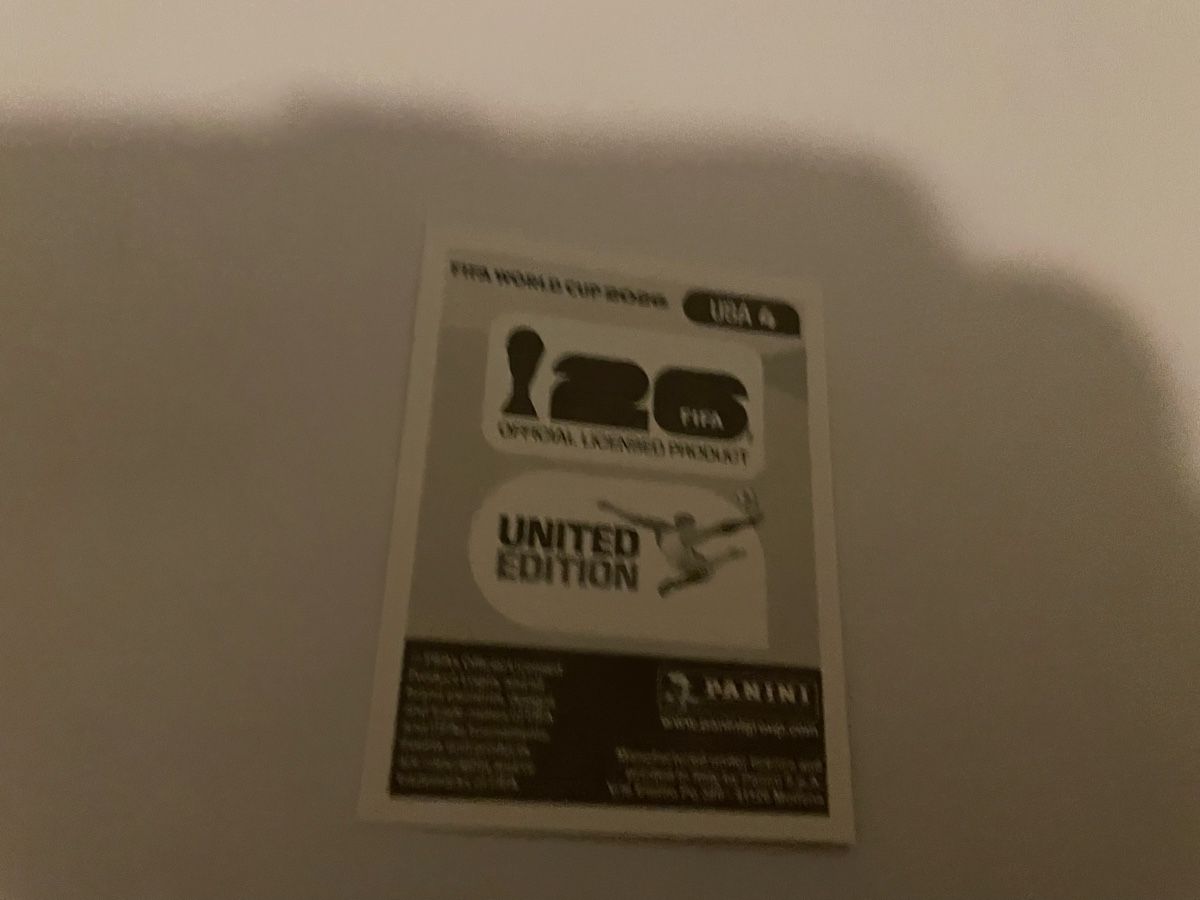Panini Carte collezionabili: FIFA WM 2026 Tim Ream USA 4 – Nuovo (secondo la descrizione) da Winterthur venduto da Cobraforce 1