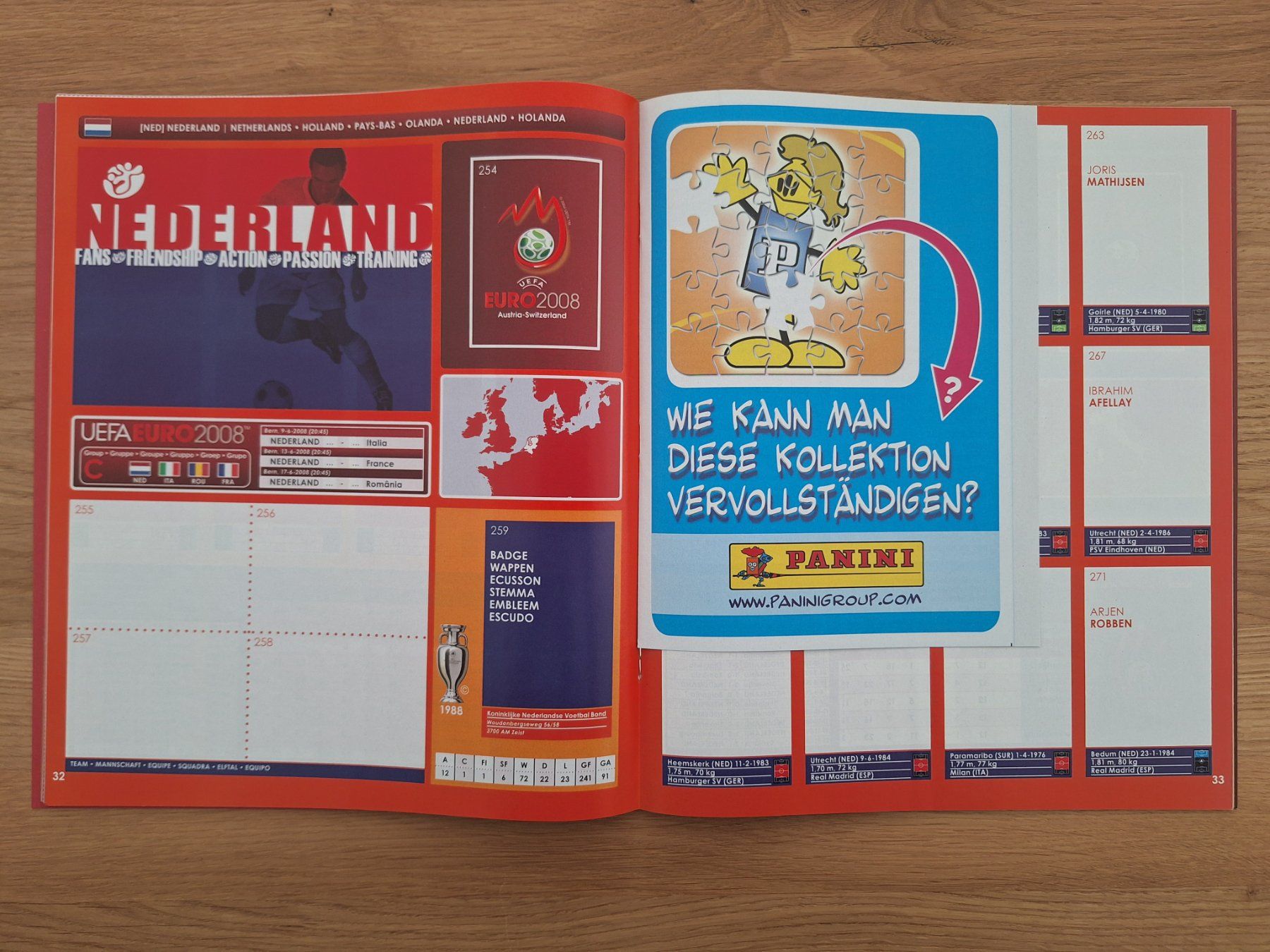 Panini Album: PANINI EURO 2008 – Usato da St. Gallen venduto da Matrix023 2