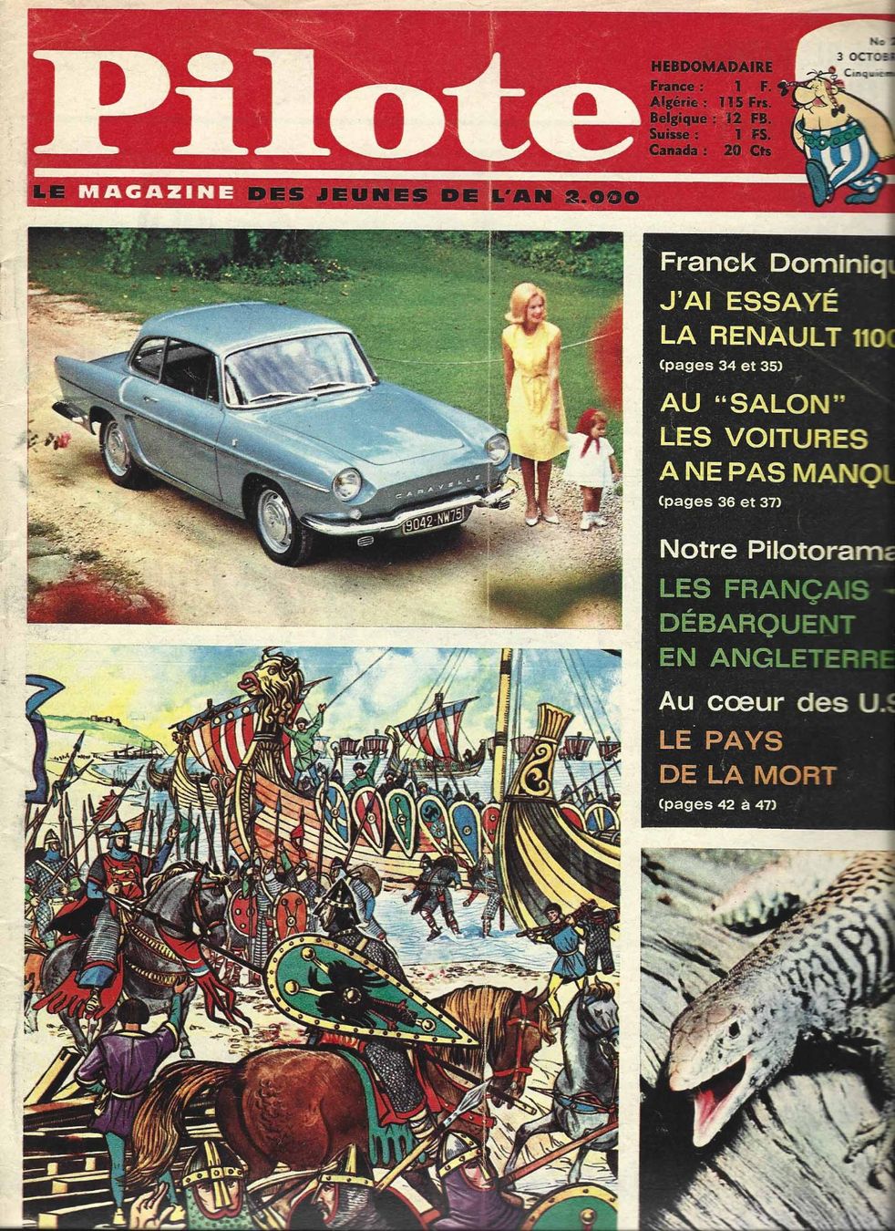 Fumetti: Pilote No 206, 3 octobre 1963 – Usato da Fontainemelon venduto da Jice12