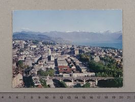 Lausanne-Ouchy, vue générale aérienne, 1961