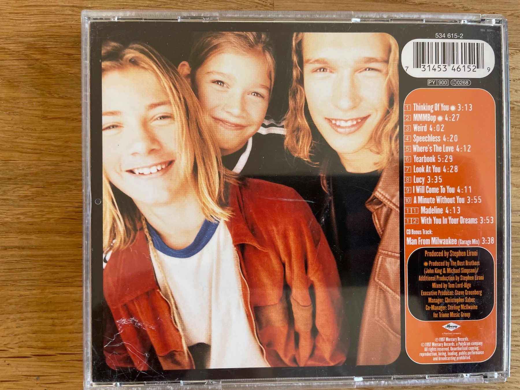CD: CD - Hansons - Middle of Nowhere - 1997 – Usato da Winterthur venduto da Secondhand-Family 1