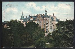 AK Arbon, Blick zum Posthof, 1908