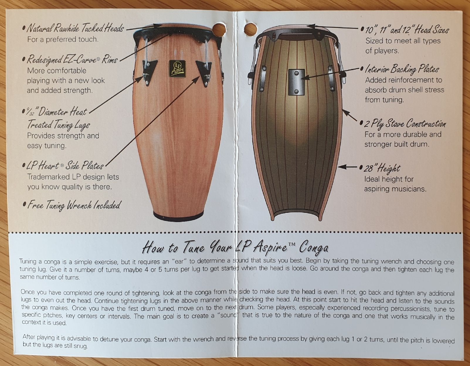 Strumenti musicali: Congas LP Aspire – Nuovo (secondo la descrizione) da Affoltern am Albis venduto da joslainb 4
