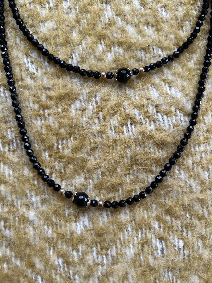 Ketten: Schmuckset: Onyx Kette & Armband – Gebraucht aus Gümligen von Pygmalion 3