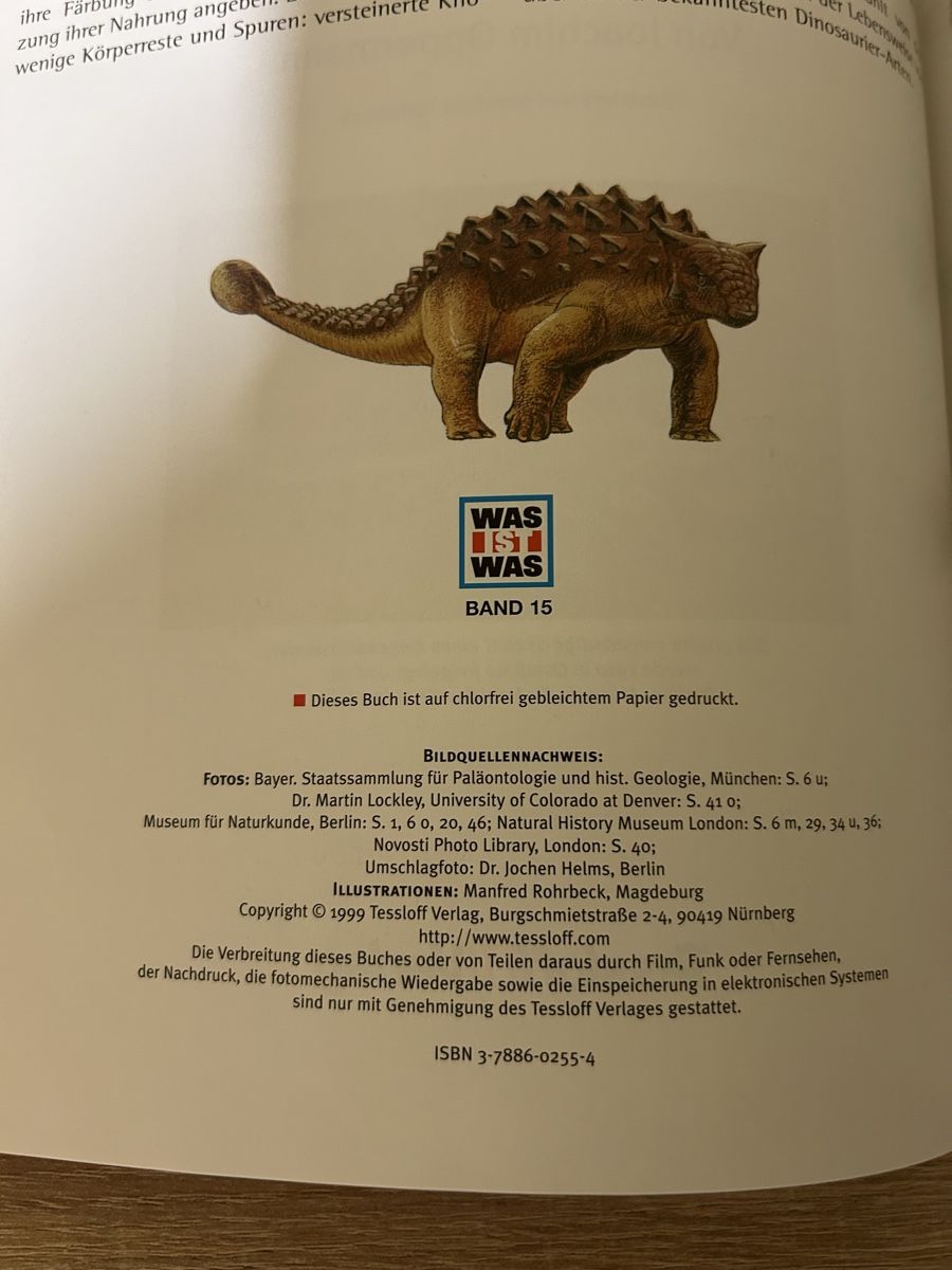 Libri: Dinosaurier – Usato da Arbon venduto da Bobbyx777 3
