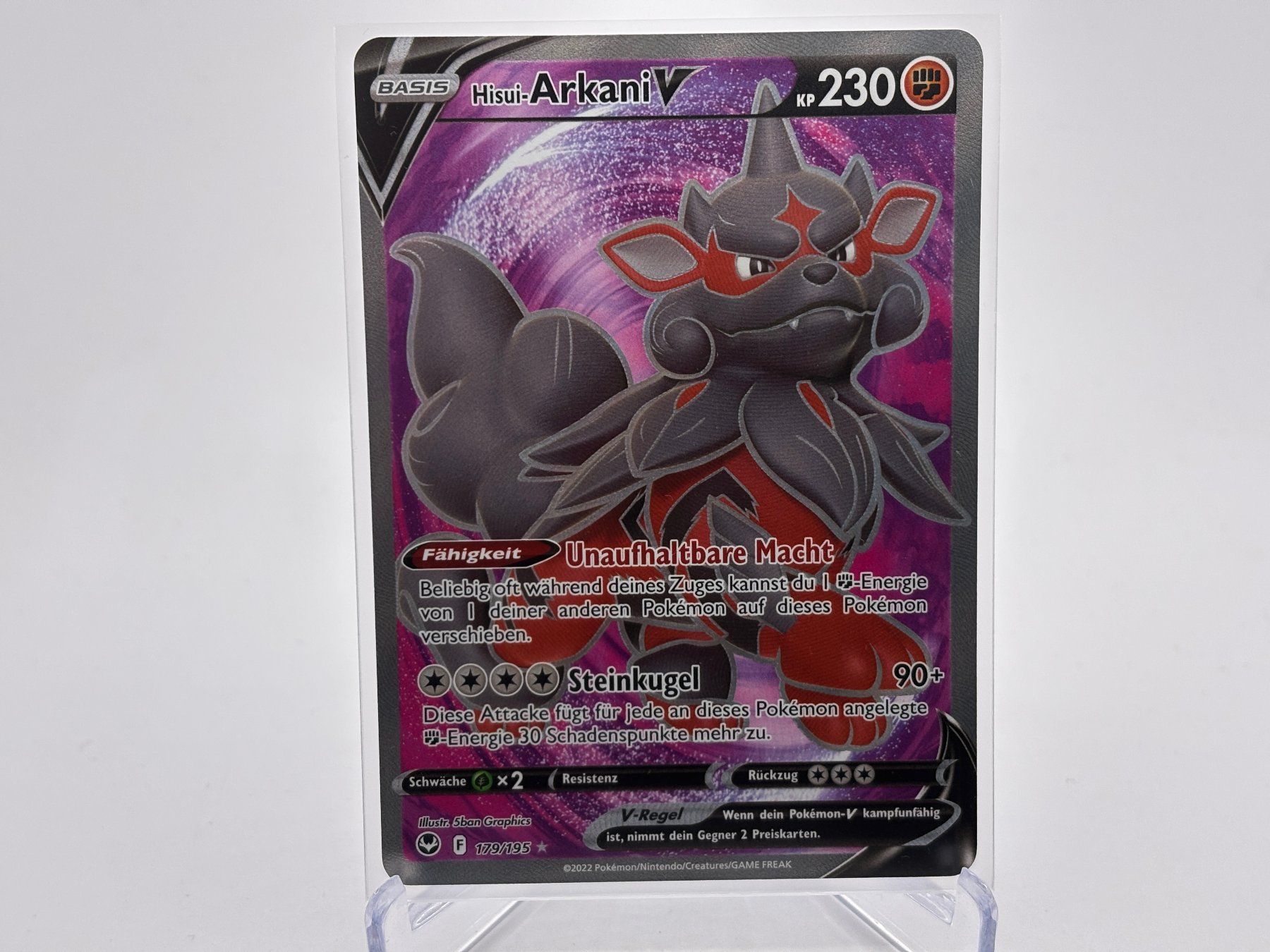 Pokémon Carte collezionabili: Silberne Sturmwinde - Hisui-Arkani V  (SIT 179) - DE – Usato da Allschwil venduto da Bullach
