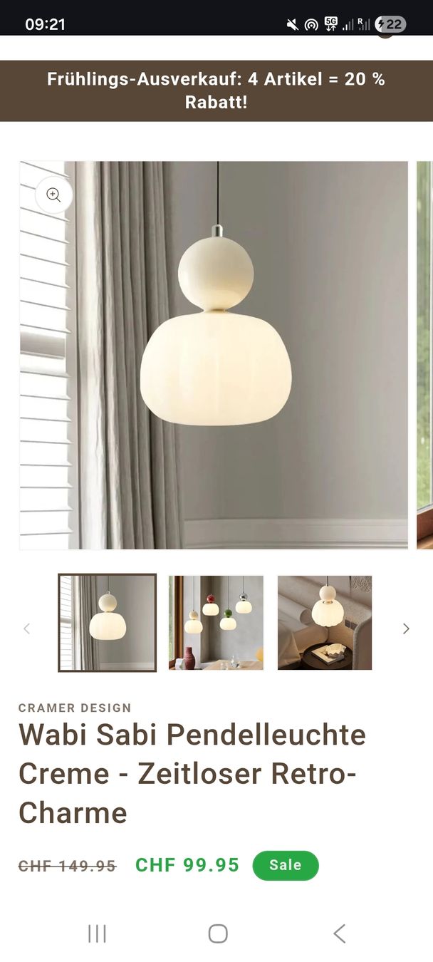 Lampade: Designer Lampe weiss neu – Nuovo e nell'imballaggio originale da Bern venduto da cerroendli 3