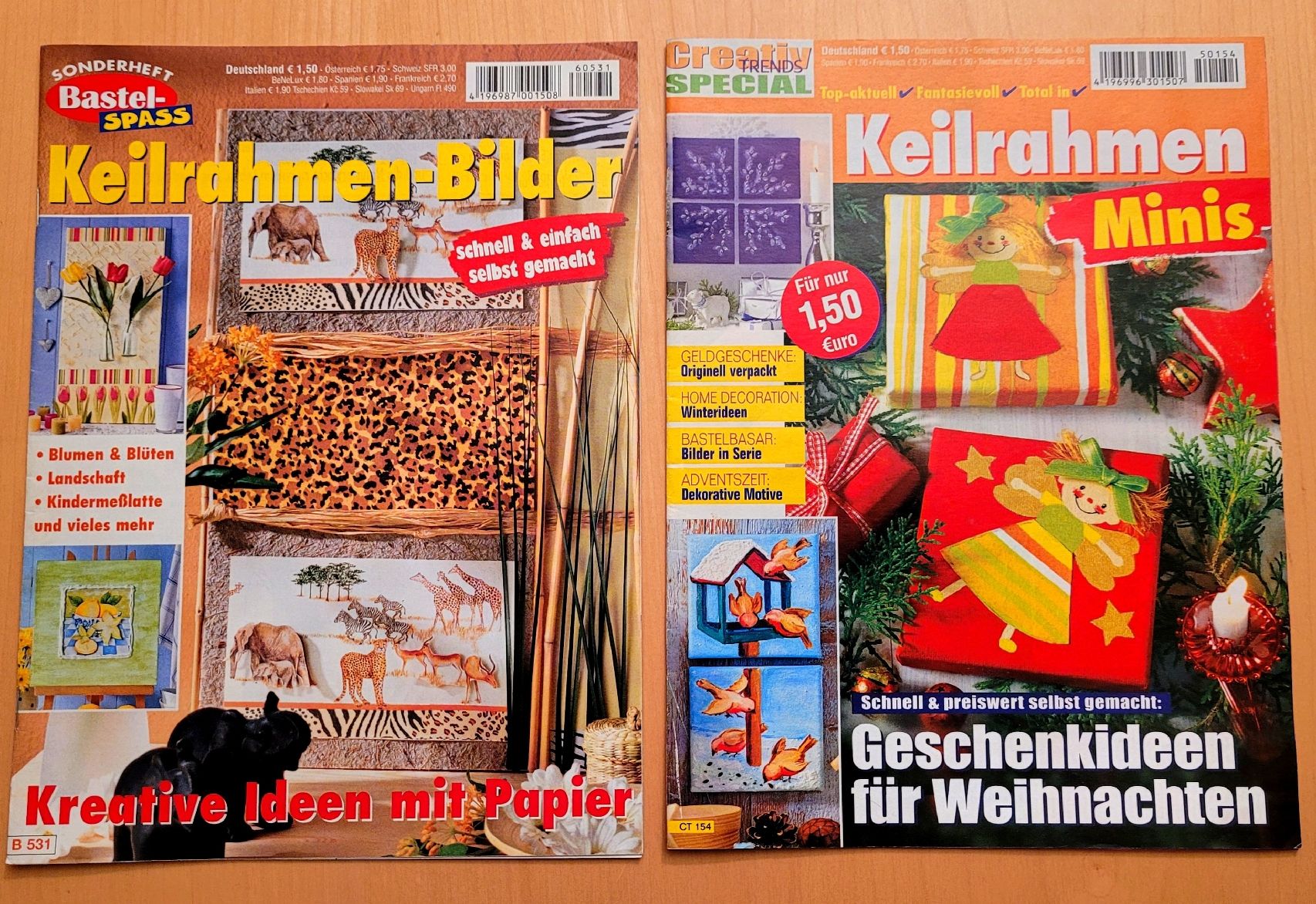 Libri: 2 Bastelhefte - Keilrahmen gestalten – Usato da Madiswil venduto da Laubfleck