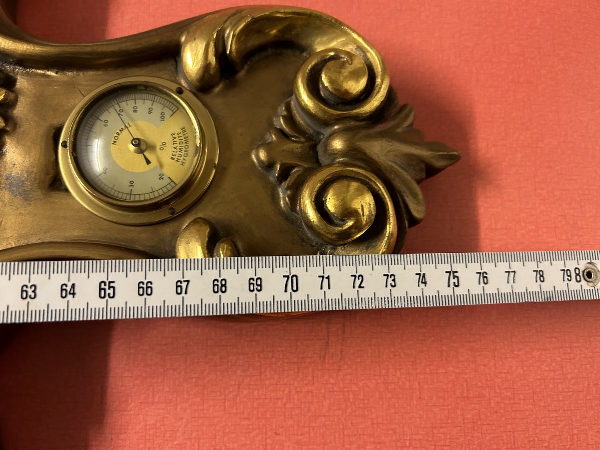 Altri elettrodomestici e apparecchi d’epoca: Antike Barometer, Thermometer, Hygrometer, Goldfarben. 50 – Usato da Lanzenhäusern venduto da vic63 6