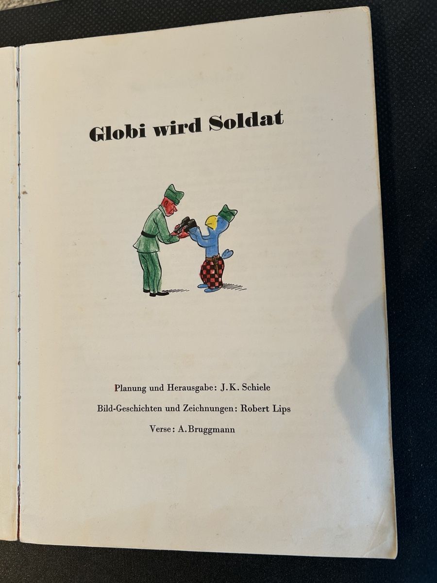 Libri: Globi wird Soldat/ 6.Auflage 1968 – Usato da Urtenen-Schönbühl venduto da tulpenschein 2