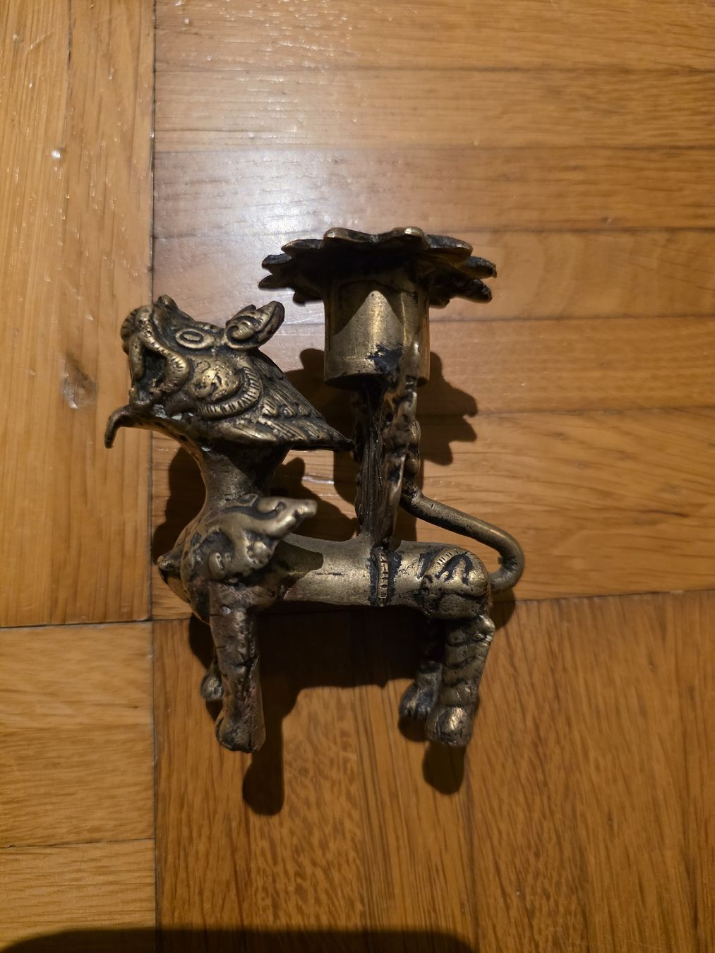 Sculptures & Statues: Foo Dog Kerzenhalter Messing oder Bronze – D'occasion à Dorf par Echo_Elements