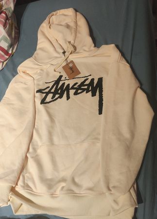 Stüssy Hoodie blassgelb S