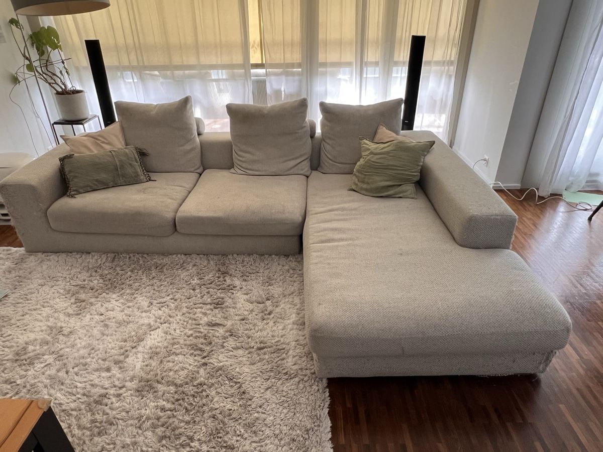 Sofas: Sofa hellgrau - Gebraucht - Gratis! – Gebraucht aus Glattpark (Opfikon) von yannik7591