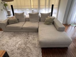 Sofa hellgrau - Gebraucht - Gratis!