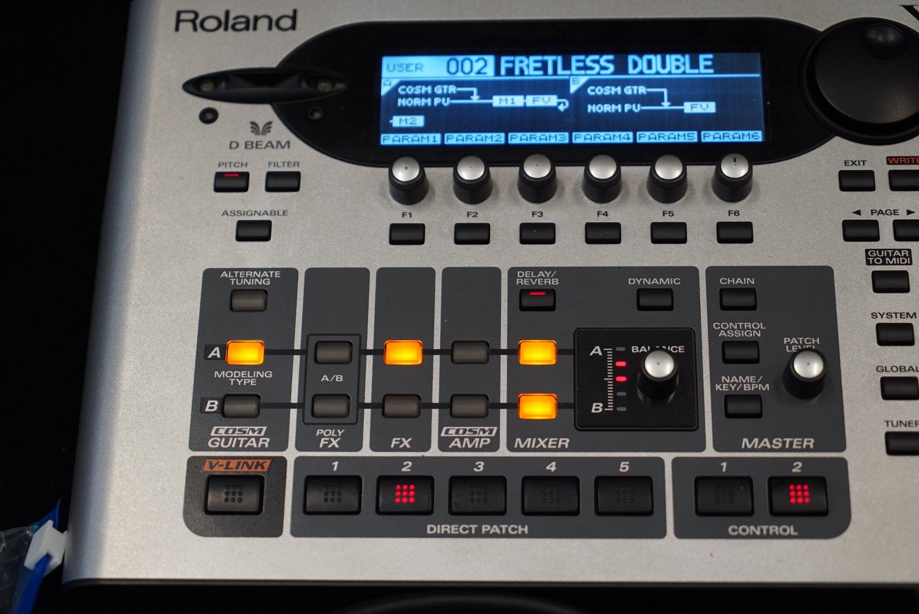 Roland Strumenti musicali: Roland VG-99 V-Guitar System Synthesizer GK3 – Usato da Ortschwaben venduto da Musictrade 1