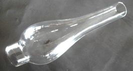 Petrollampenglas Wienerglas Ø 33 x 180 mm lg.
