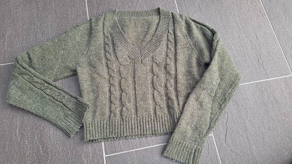 Lotti di vestiti: 2er Set Pullover Strickpullover C&A u.a. Grün Grau Gr. S – Usato da Schattdorf venduto da wurmbosle 1