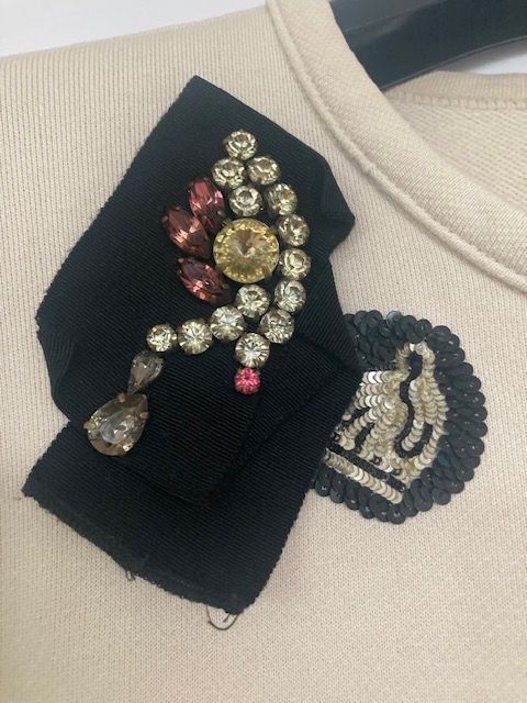 Lanvin Maglioni & Felpe: Bestickter Sweater von Lanvin – Usato da Rapperswil SG venduto da Carlotta1 5
