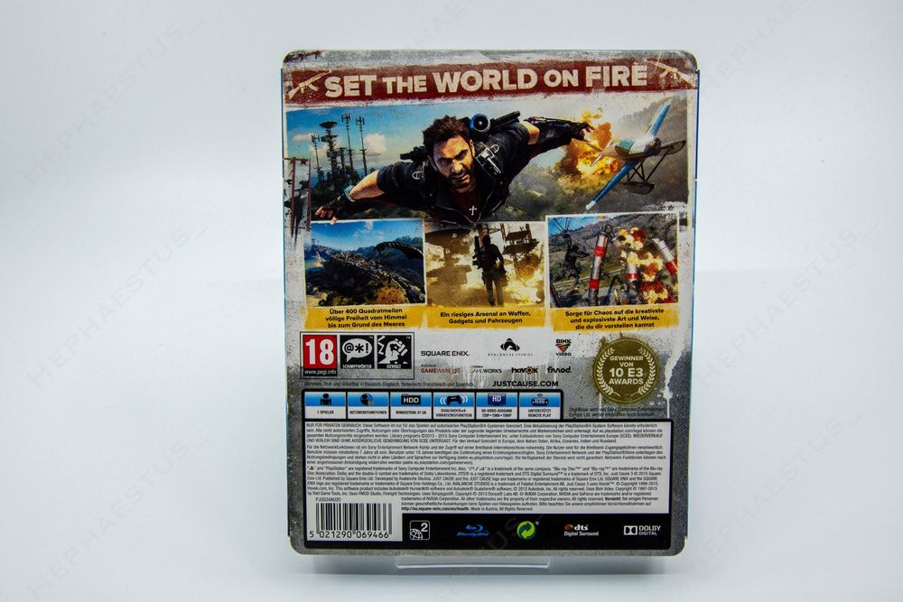 Steelbook : Just Cause 3 + J-Stars Victory + Blood Bowl - Neuf (ouvert) - Édition FR