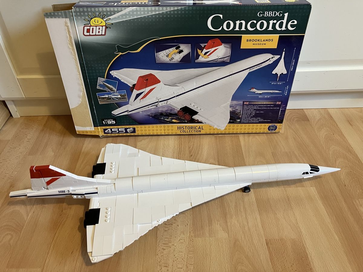 Cobi Kit di costruzioni: Cobi Concorde, 455 pièces, G-BBDG – Usato da Epalinges venduto da Tosca20