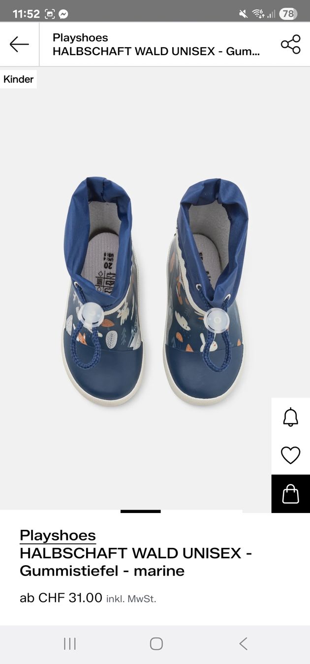 Scarpe per ragazzi: Gummiestefel 24 Playshoes – Nuovo (secondo la descrizione) da Lyss venduto da kar_vgn2 2