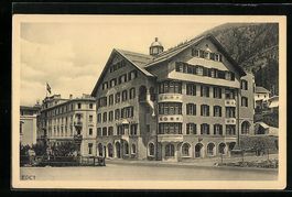 Pontresina, Rosatsch Hotel, Strassenansi
